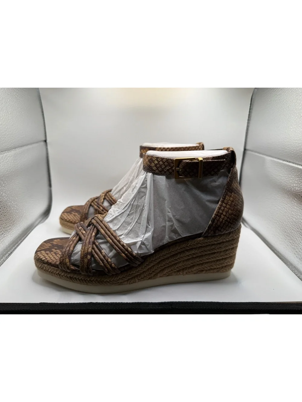 Vince Camuto Jilesa Sandal in Tostada Snake Women’s 8.5